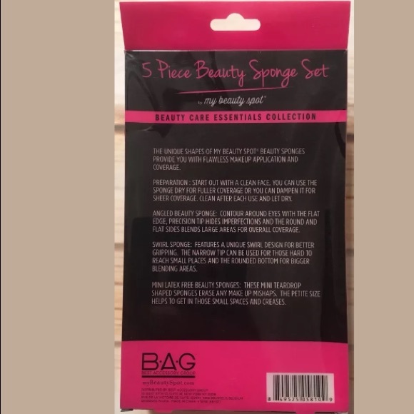 5 PIECE BEAUTY BLENDING SPONGE SET - Picture 3 of 7